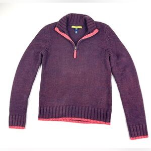 Women’s Prince & Fox Burgundy Long Sleeve Sweater Size Medium